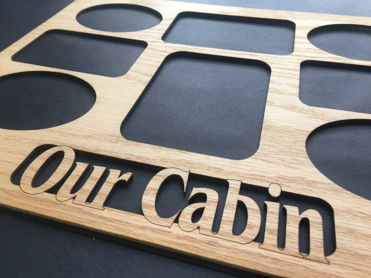Our Cabin Picture Frame 11"x14"