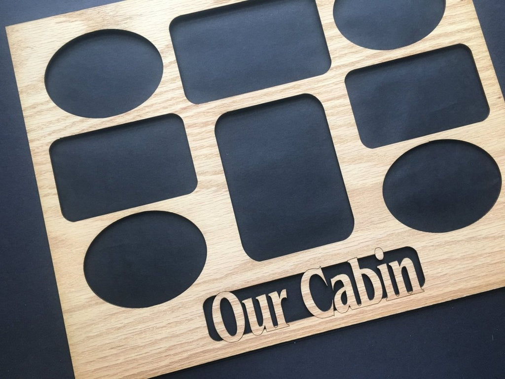 Our Cabin Picture Frame 11"x14"