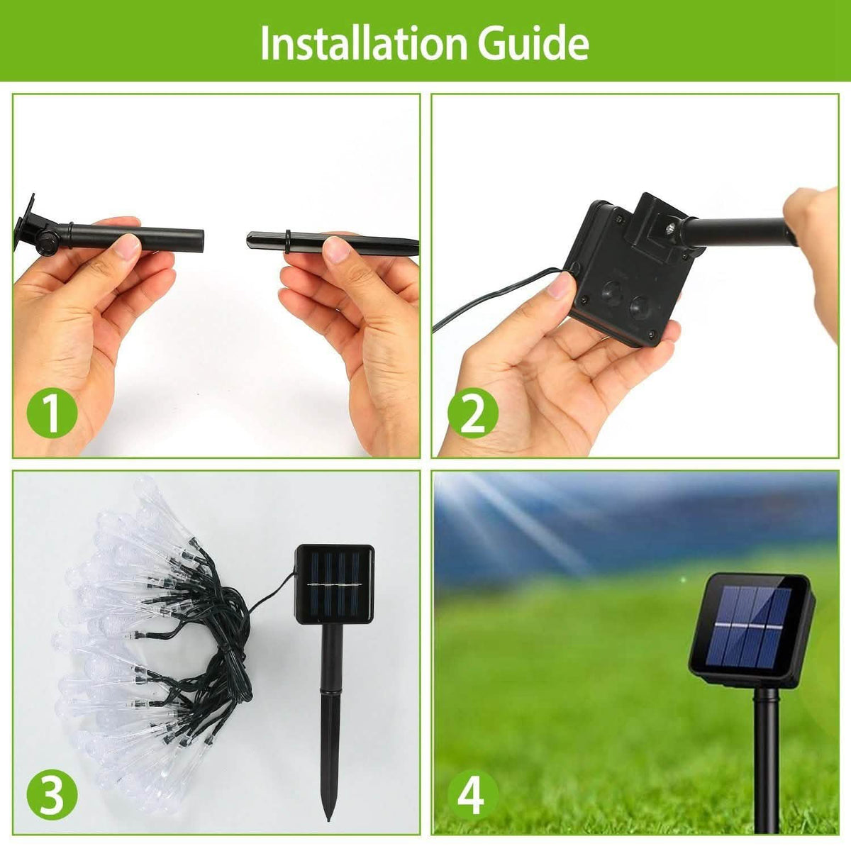 Outdoor Solar String Lights