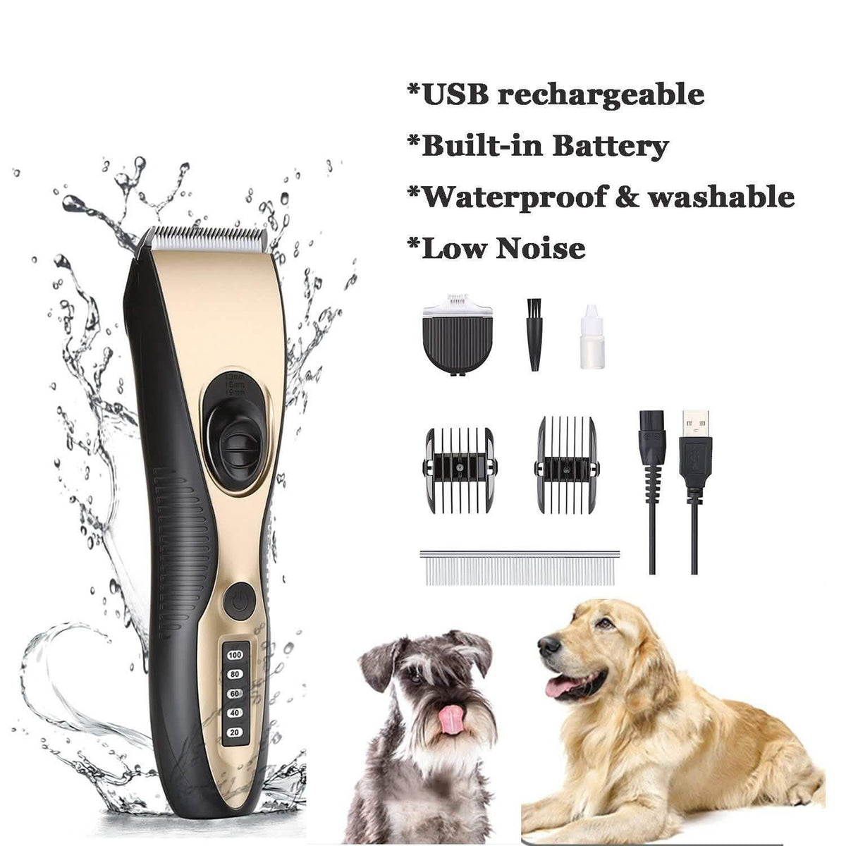 OWNPETS Pet Hair Clipper Set