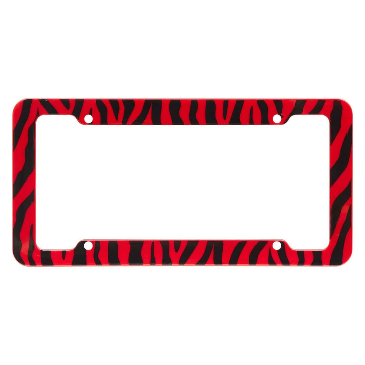 OxGord Zebra License Plate Frame