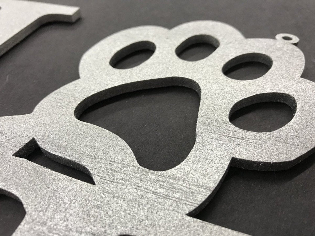 Paw Print Love Sign Wall Decor