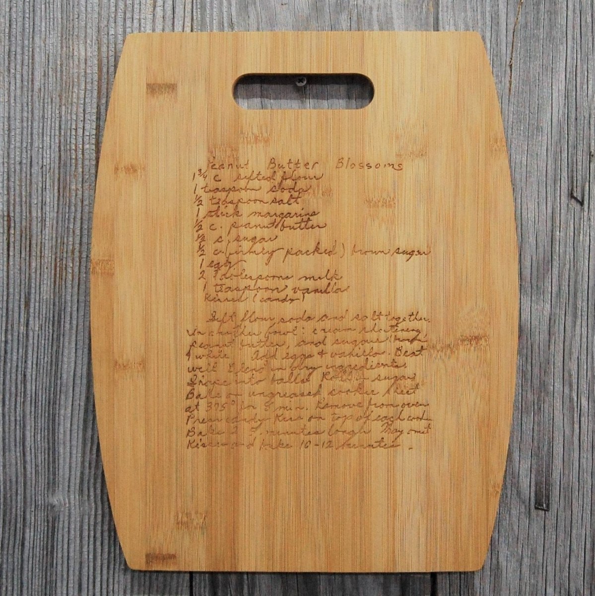Personalized Bamboo Cutting Board Décor - Your Recipe or Quote