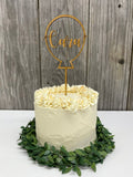 Personalized Cake Topper with Name