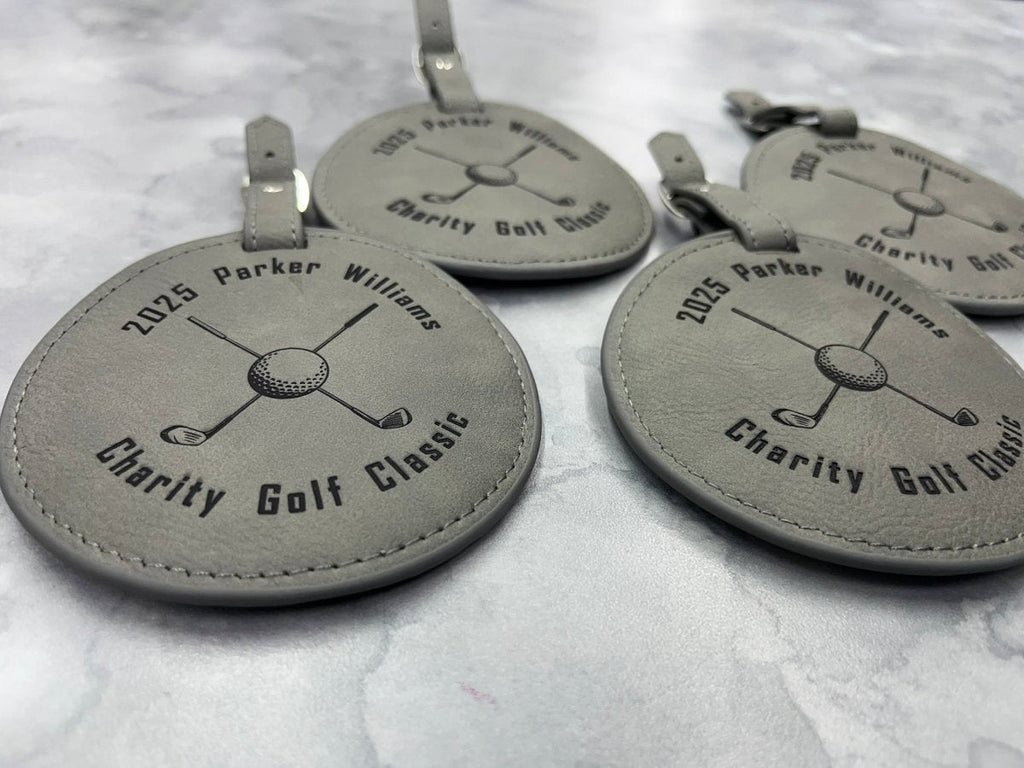 Personalized Golf Leather Tee Holder