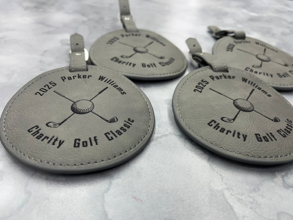 Personalized Golf Leather Tee Holder