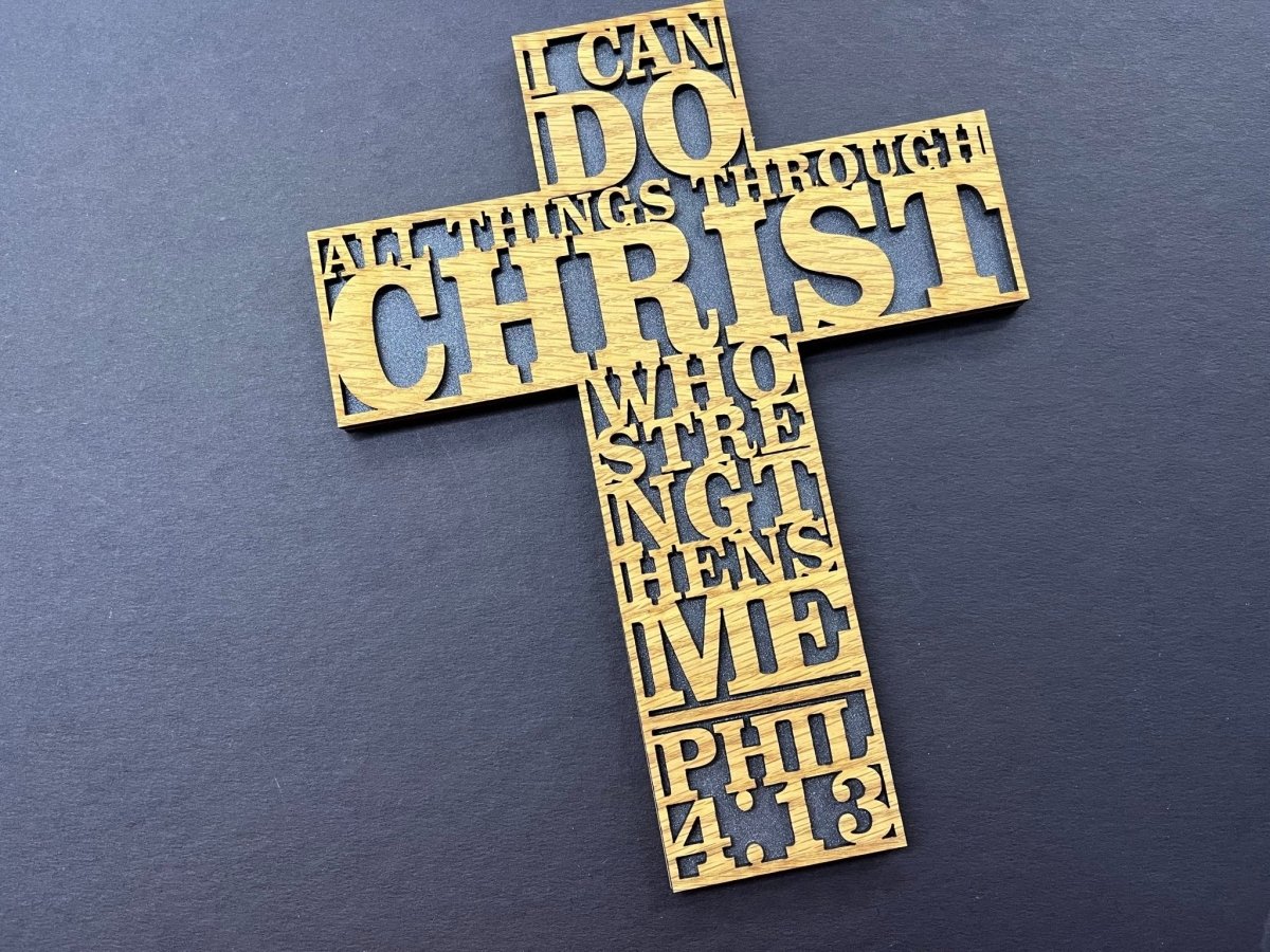 Philippians 4:13 I Can Do All Things Cross