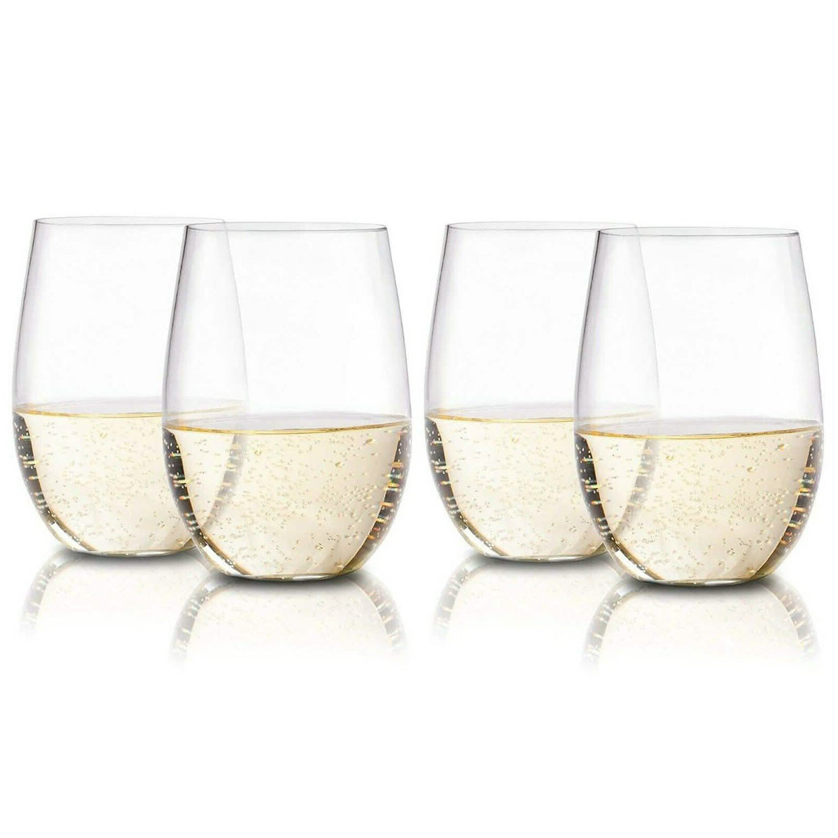 Plastic Stemless Wine Glasses by En Soiree