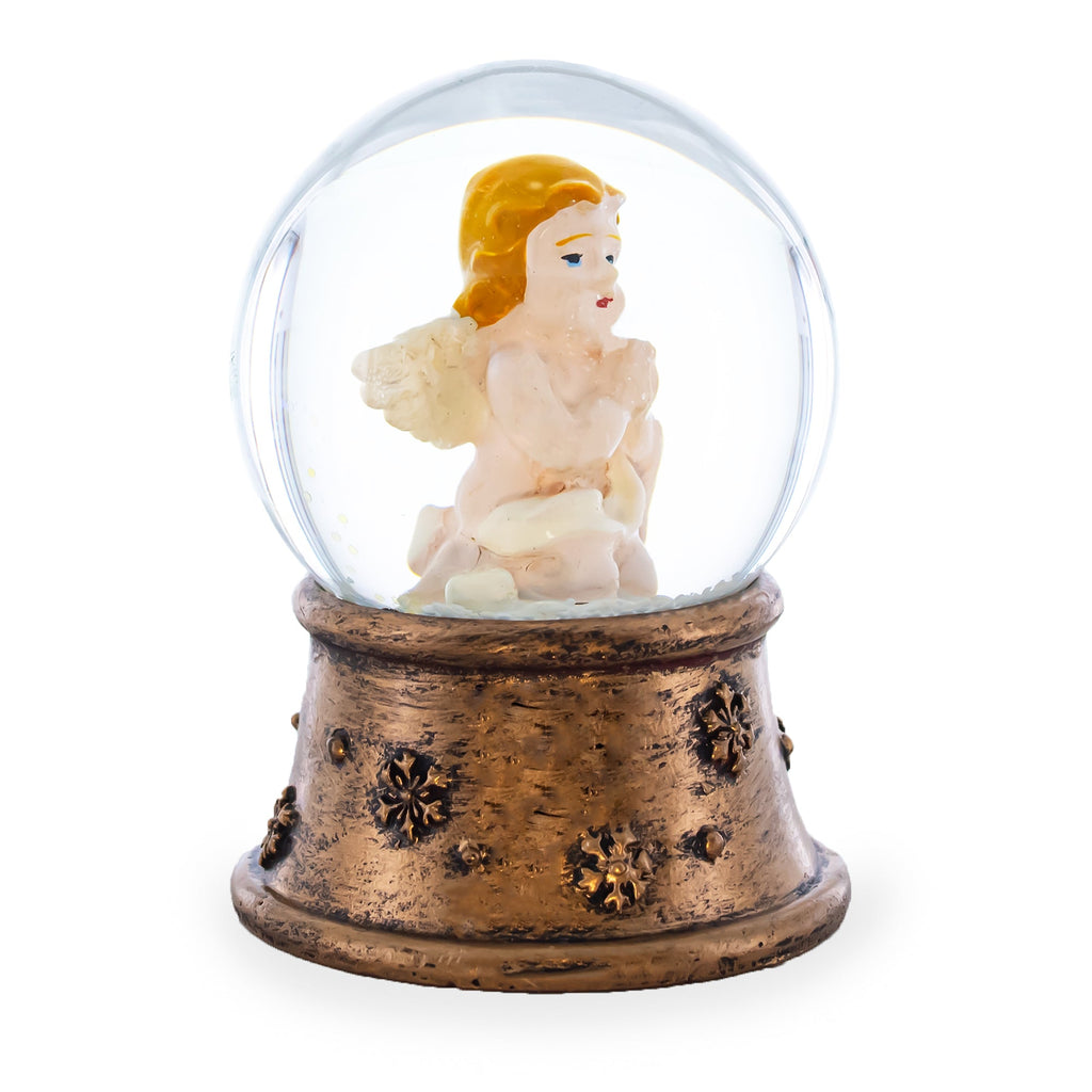 Golden Angel Mini Water Snow Globe
