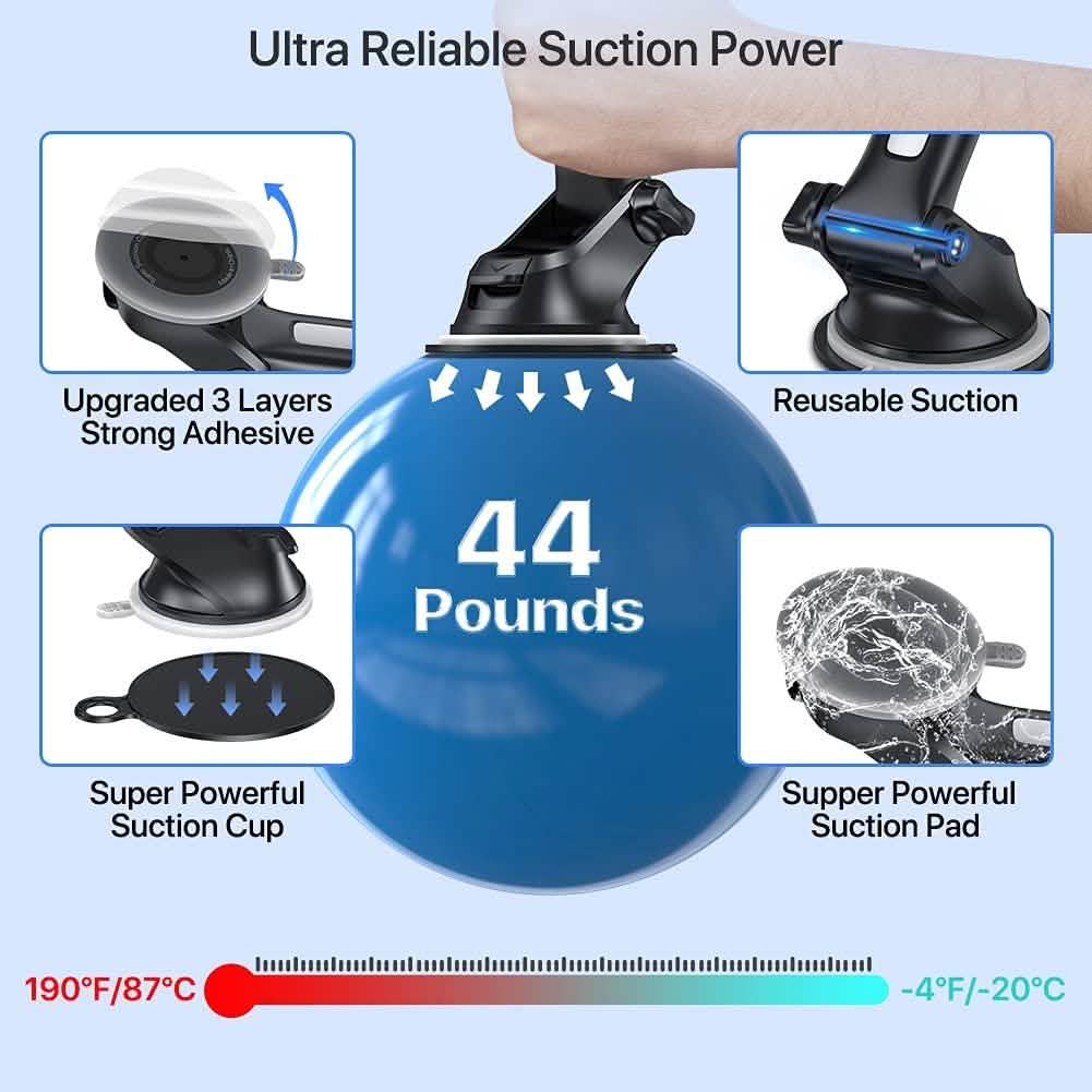POLEET Car Phone Holder Mount