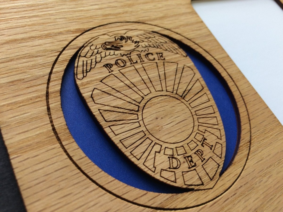 Police Badge Picture Frame