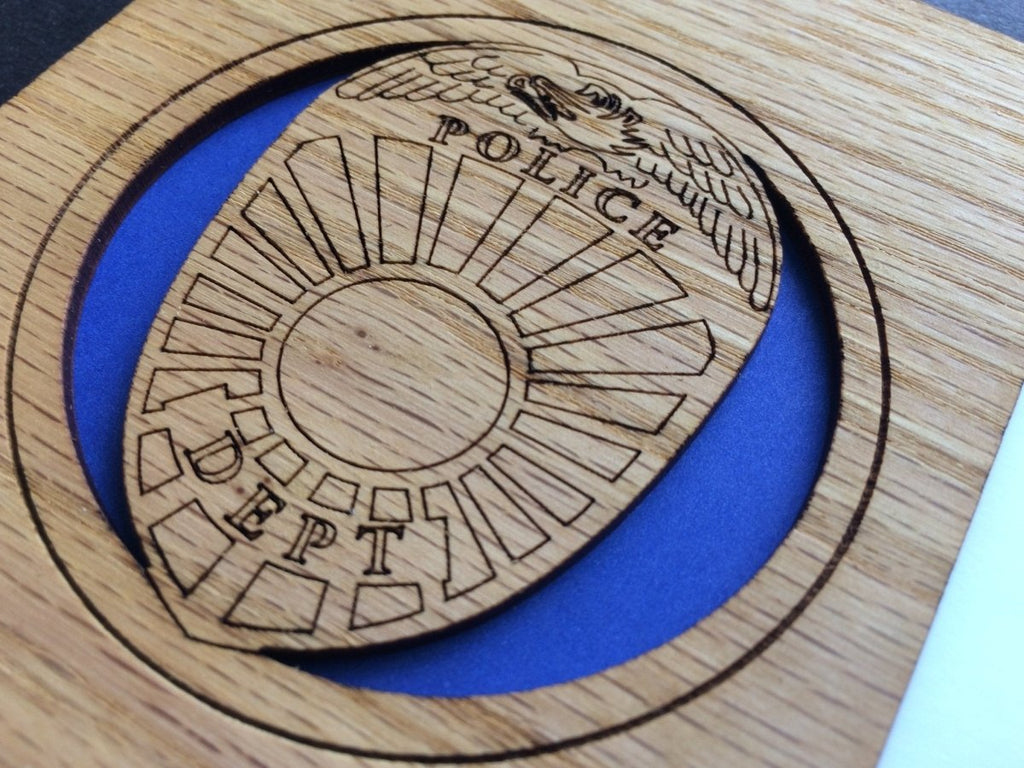 Police Badge Picture Frame