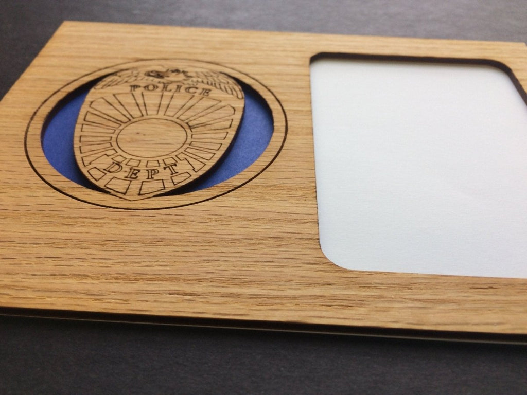 Police Badge Picture Frame