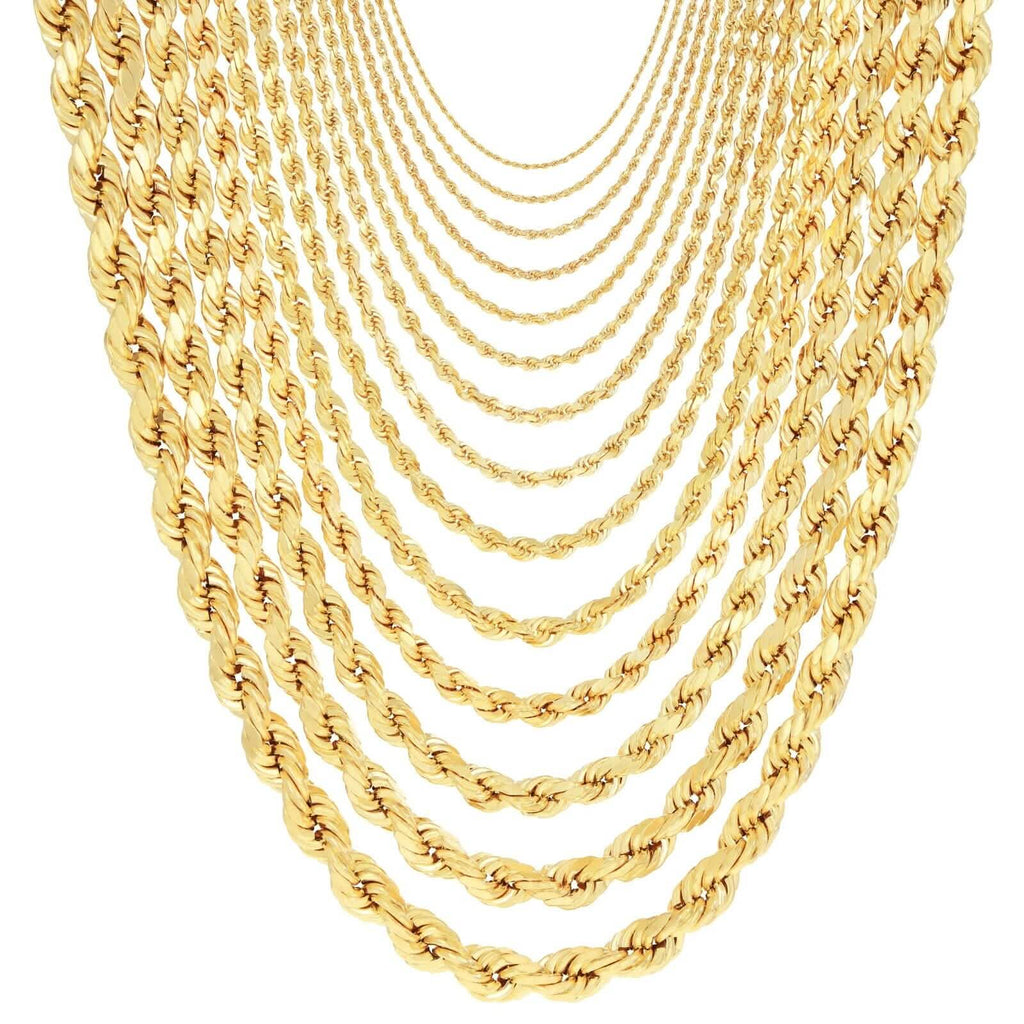 Rope Chain in Yellow Gold - 3mm