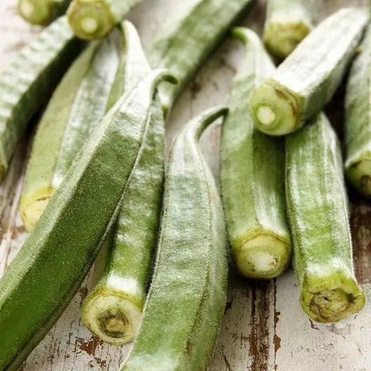 Clemson Spineless Okra Seeds - Non-GMO Heirloom, 100 Seeds, Organic Vegetable Garden (Abelmoschus esculentus)