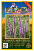 Prairie Blazing Star Wildflower Seeds 1 Oz - Liatris pycnostachya - Everwilde Farms Mylar Seed Packet