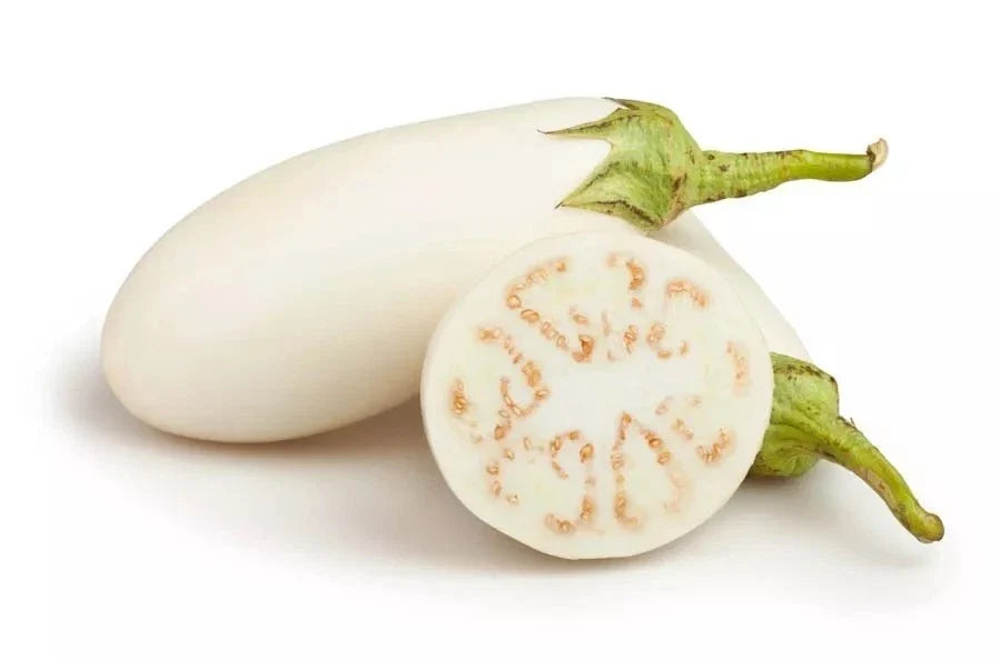 Casper White Eggplant Seeds - 100+ Heirloom Organic Non-GMO - Rare Gardening Seeds