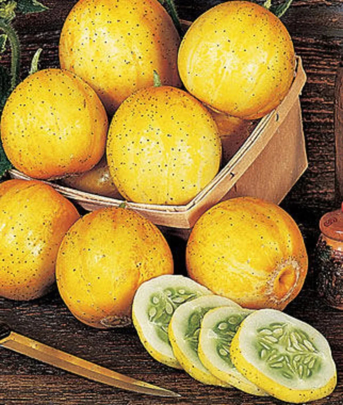 Lemon Cucumber Seeds - 100+ Heirloom Organic Non-GMO - Rare Cucumis sativus