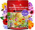 Wildflower Seeds Bulk Pack, 85,000 Seeds, 35 Varieties, Annual and Perennial Mix, Native Wildflowers