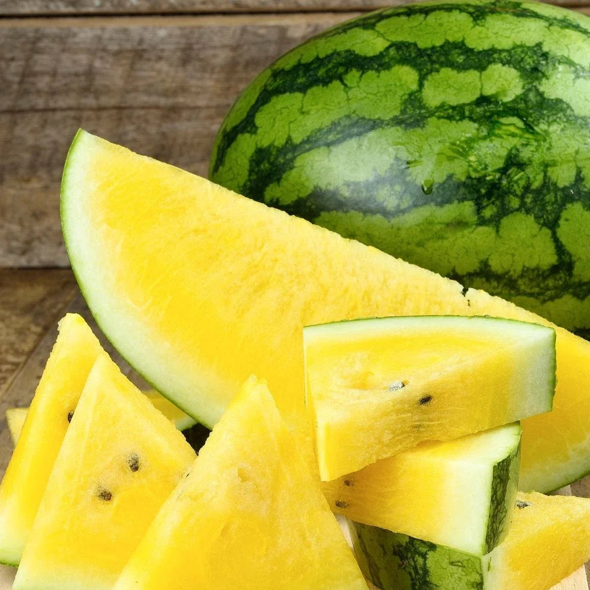 Yellow Crimson Watermelon Seeds | Heirloom Tropical Fruit Seeds | Fresh 2025 | Citrullus lanatus