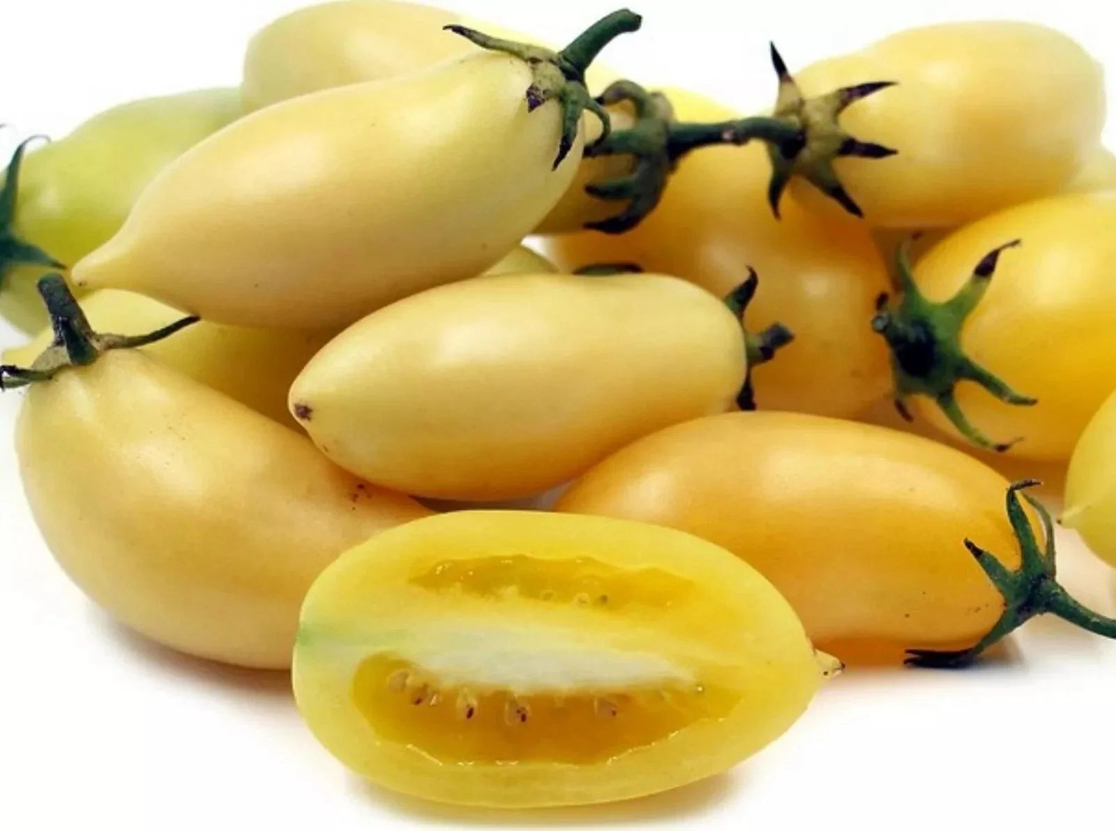 Cream Sausage Tomato Seeds - 30+ Heirloom Organic Non-GMO - Rare Variety (Solanum lycopersicum)