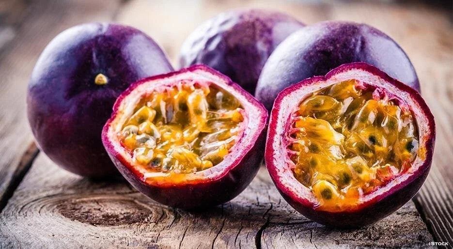 Organic Purple Passion Fruit 40 Seeds - Passiflora Edulis - USA Seller - Non-GMO 2024 Harvest