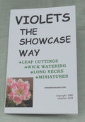 African Violet Growing Booklet - The Showcase Way - Free Shipping - Plant Care Guide for African Violets