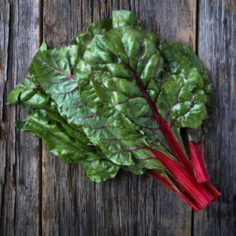 Ruby Red Swiss Chard Seeds - 250 Non-GMO Heirloom Seeds for Organic Gardening - Beta vulgaris var. cicla