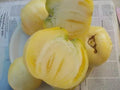 Great White Tomato Seeds - 120+ Heirloom Organic Beefsteak Variety - RARE - Non-GMO