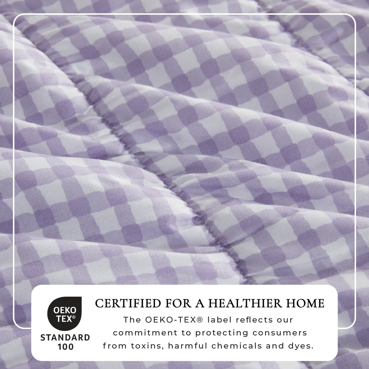 Gingham Printed Quilt Set - Gingham Collection