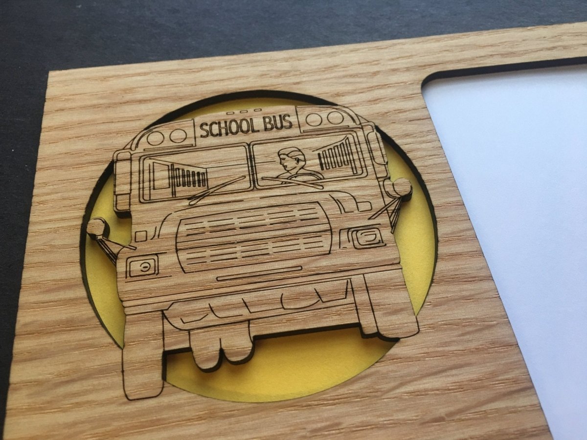 School Bus Driver Picture Frame