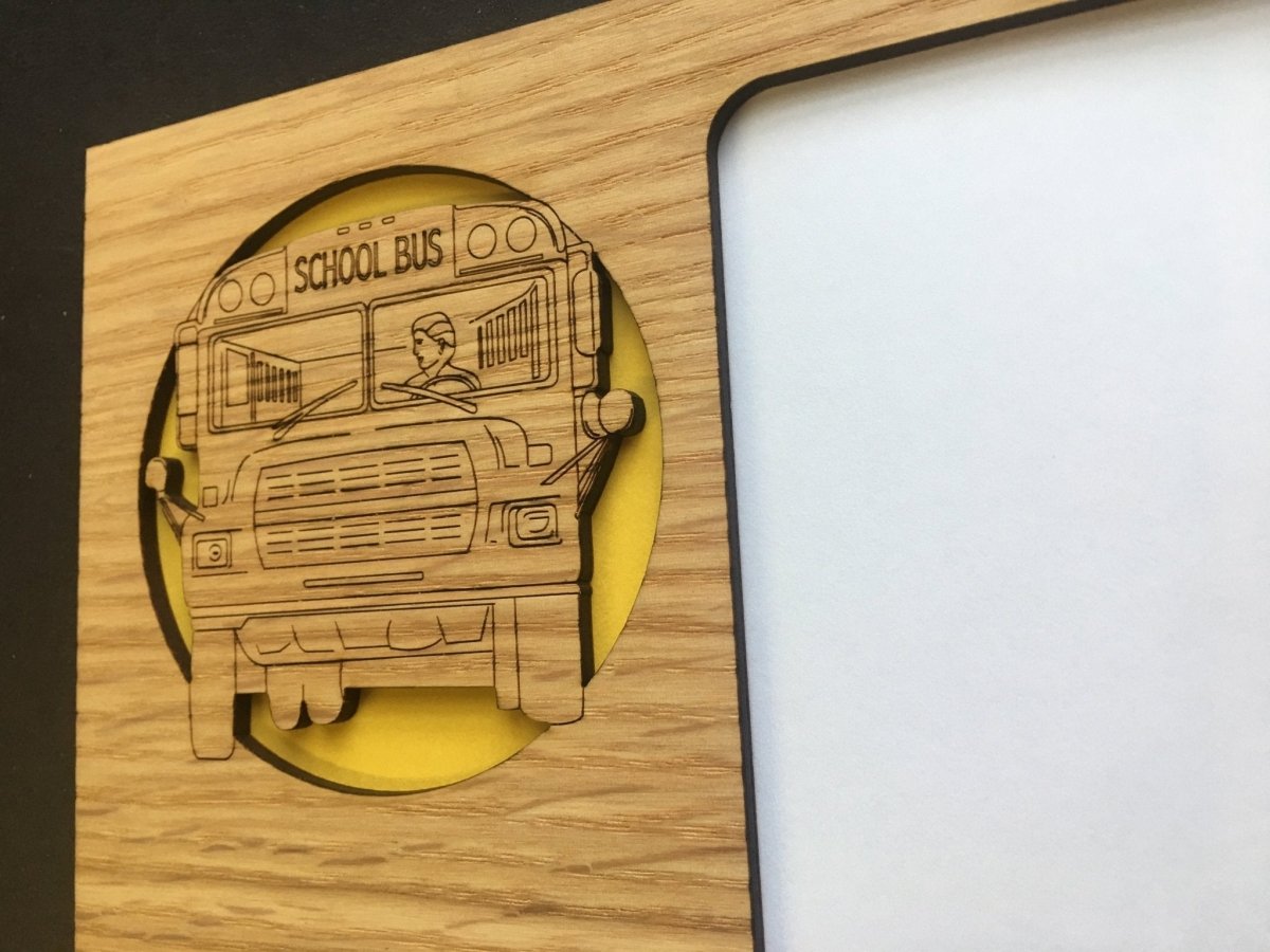 School Bus Driver Picture Frame