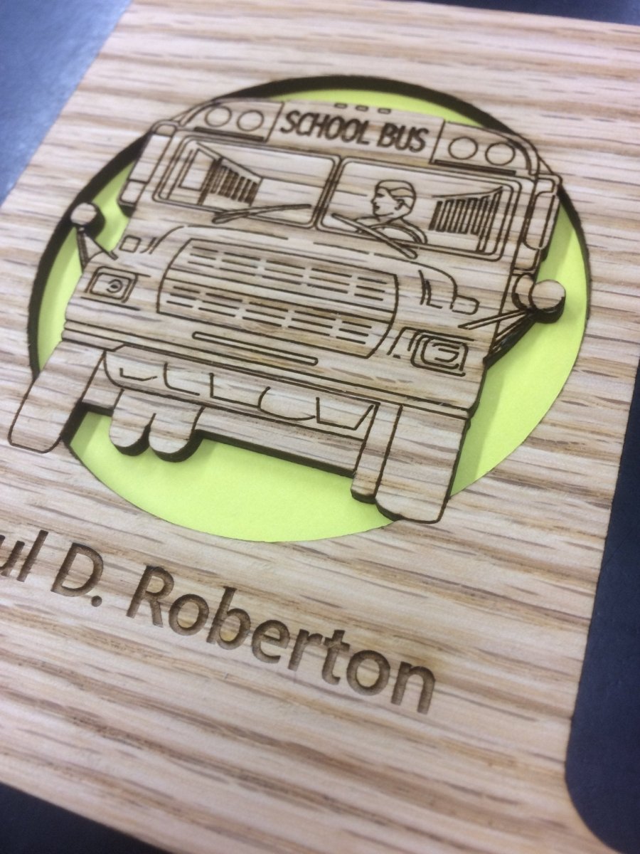 School Bus Driver Picture Frame