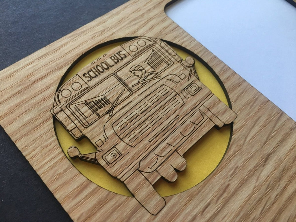 School Bus Driver Picture Frame