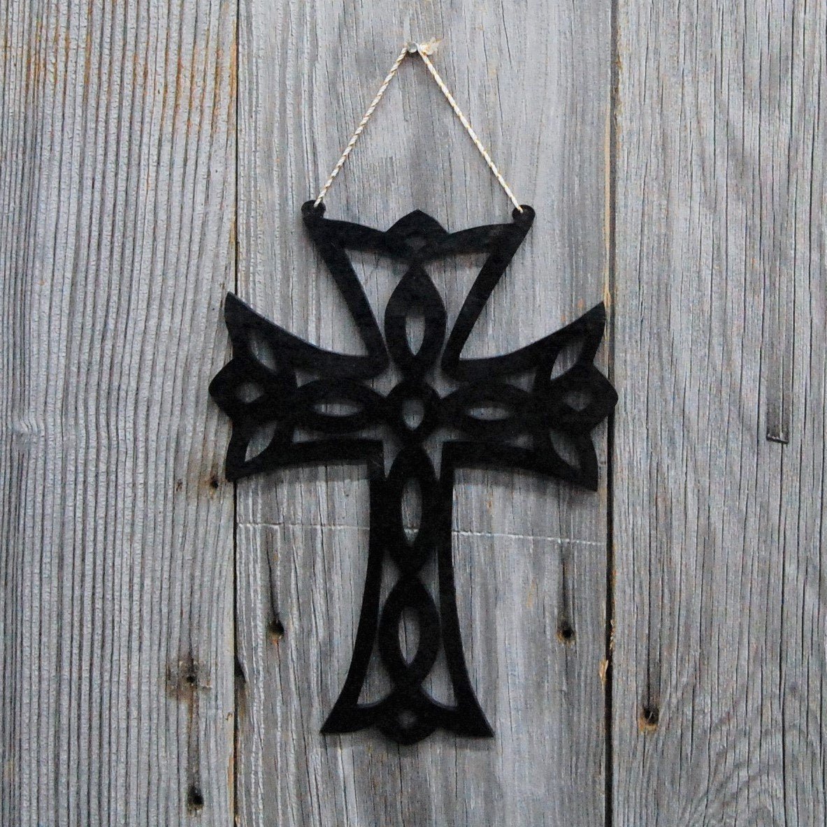 Scroll Cross Wall Decor