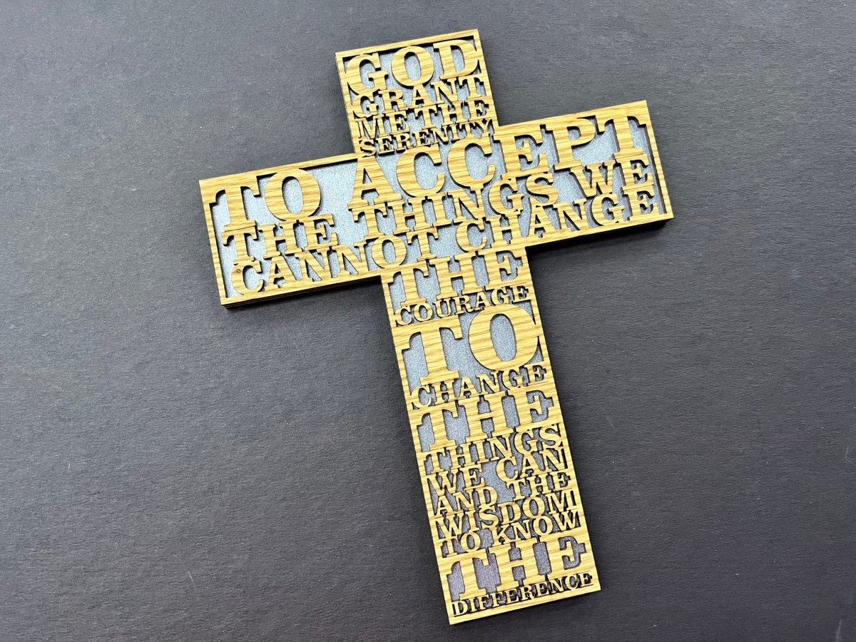 Serenity Prayer Cross