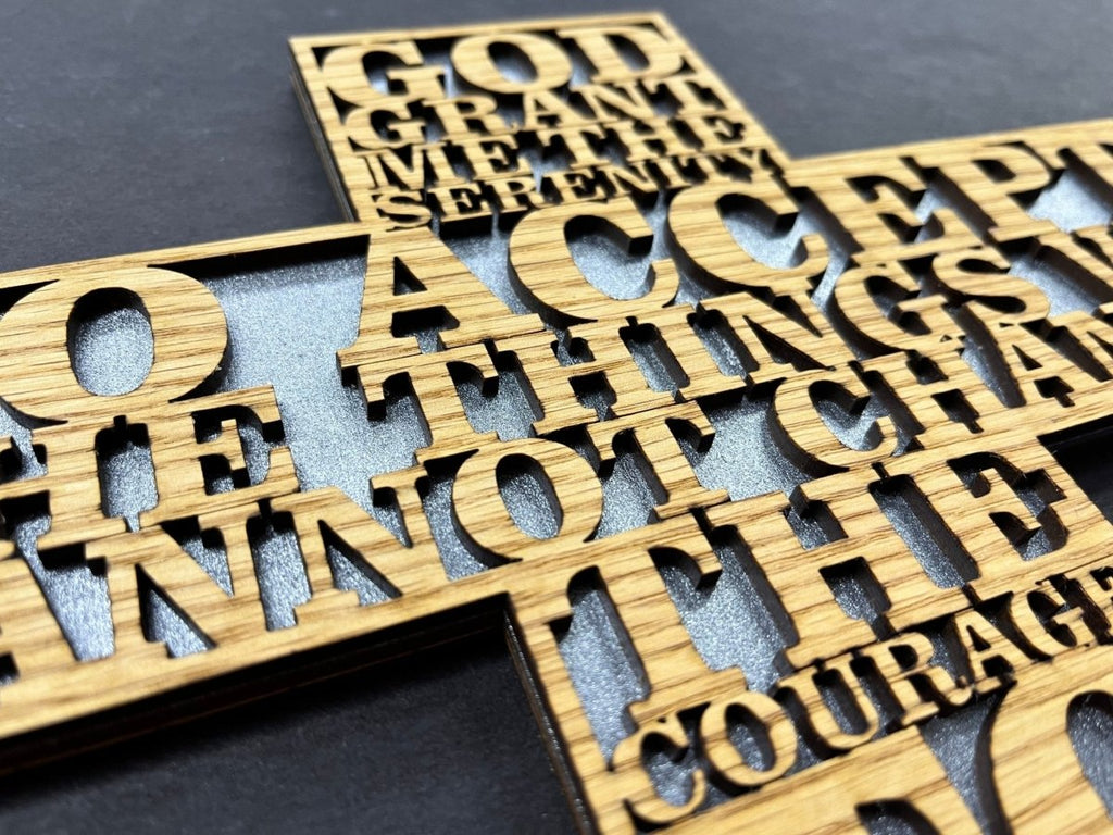 Serenity Prayer Cross