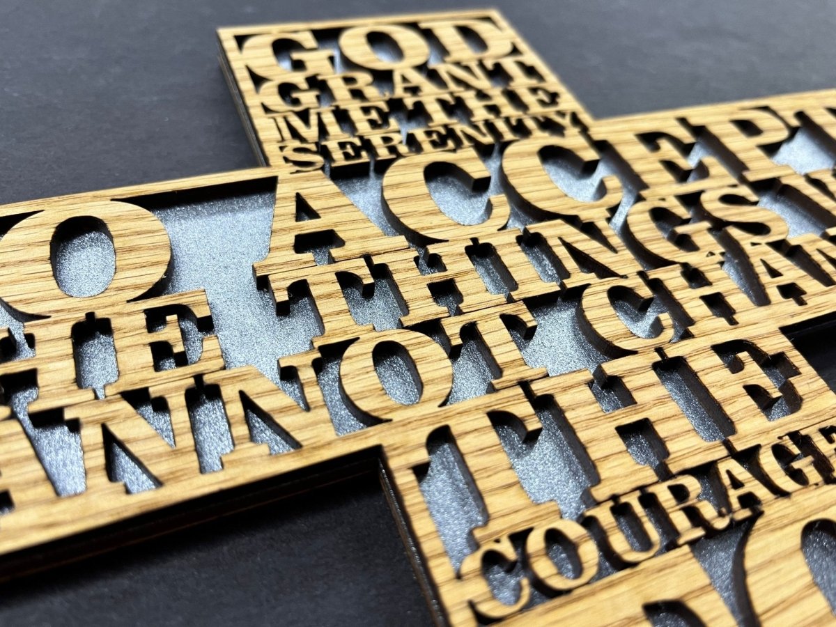 Serenity Prayer Cross