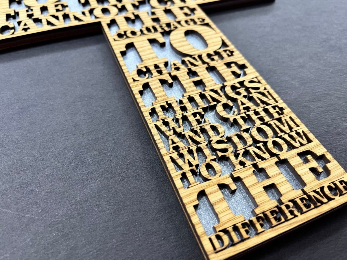Serenity Prayer Cross