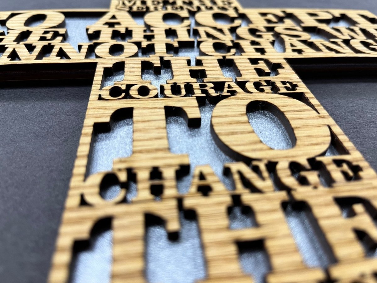 Serenity Prayer Cross