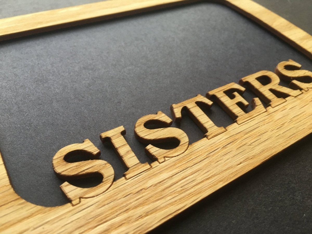 Sisters Picture Frame - 5x7 Frame Hold 4x6 Photo