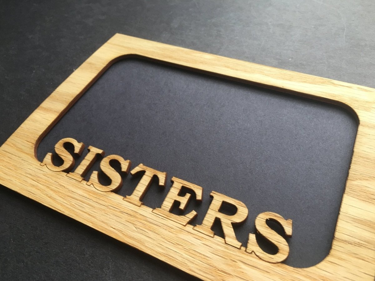 Sisters Picture Frame - 5x7 Frame Hold 4x6 Photo