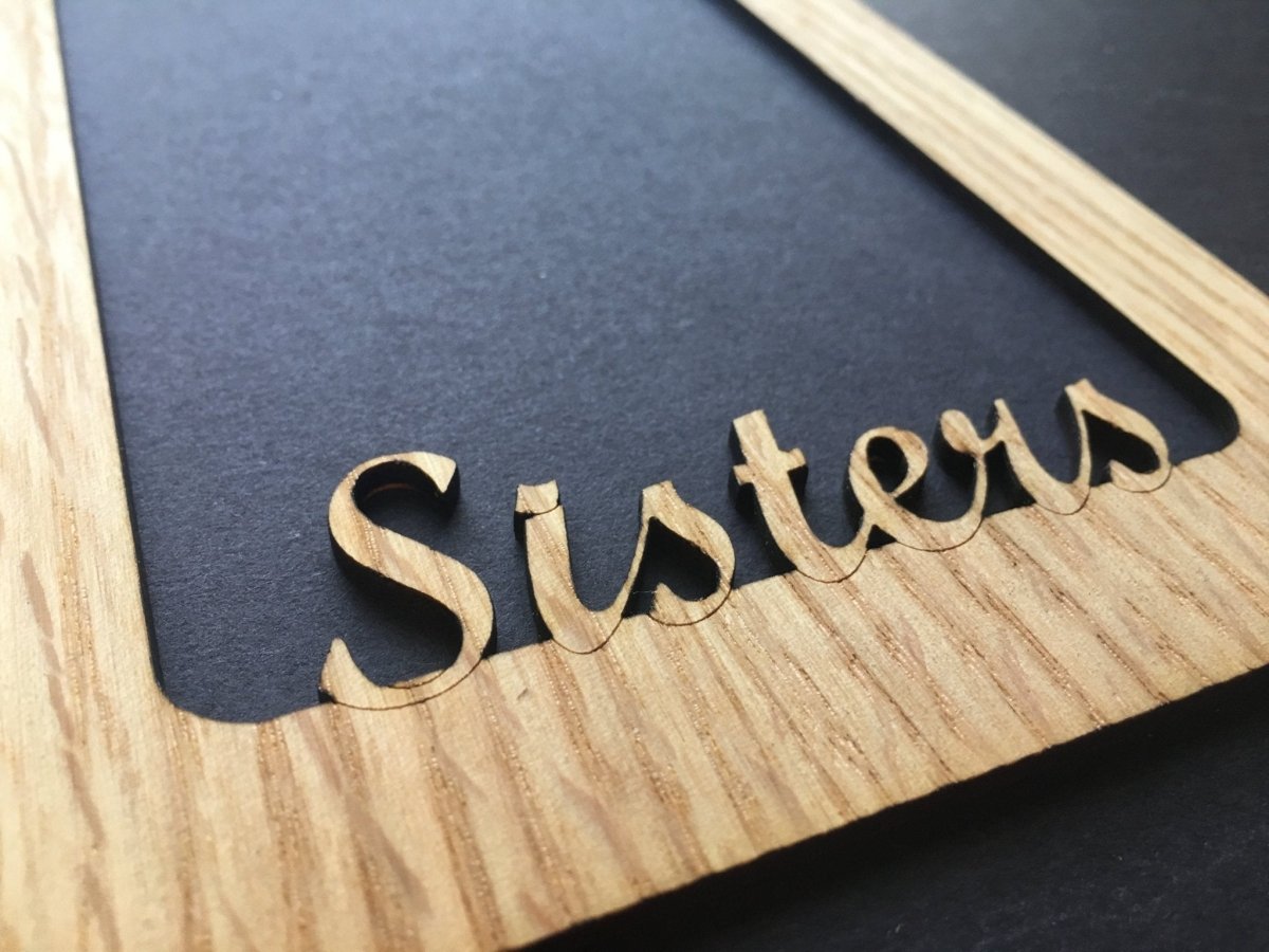 Sisters Picture Frame - 5x7 Frame Hold 4x6 Photo