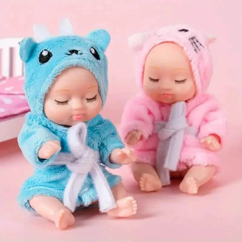 Sleep Simulative Rebirth Princess Dolls in Bathrobes