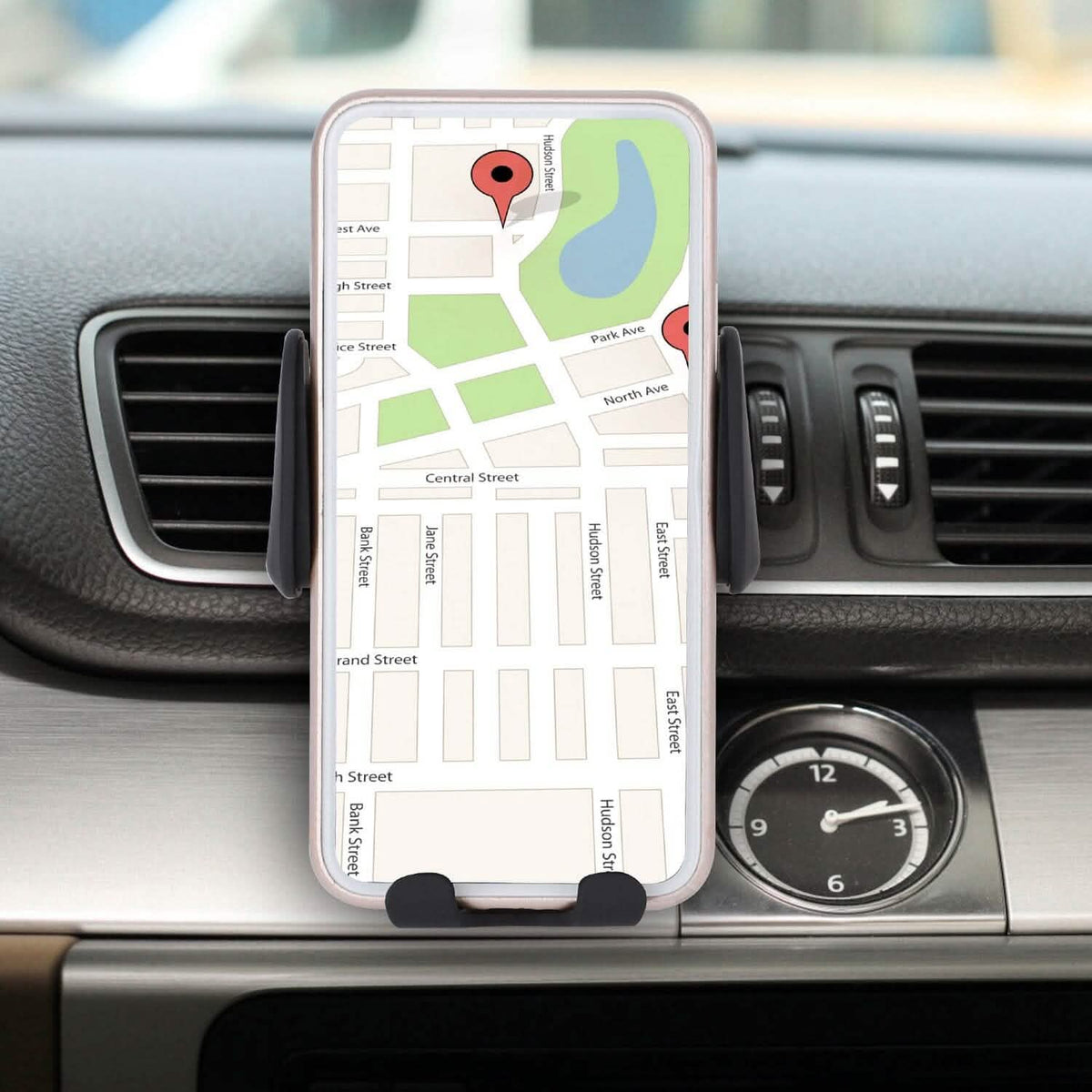 Smart Car Wireless Charger Auto Sensing Phone Holder 10W Qi Fast Charging Air Vent