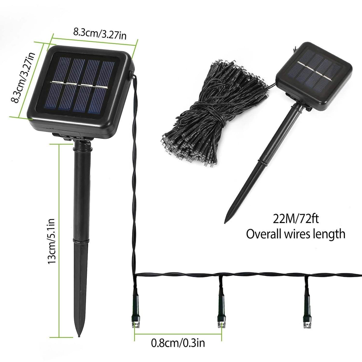 Solar Power LED String Lights