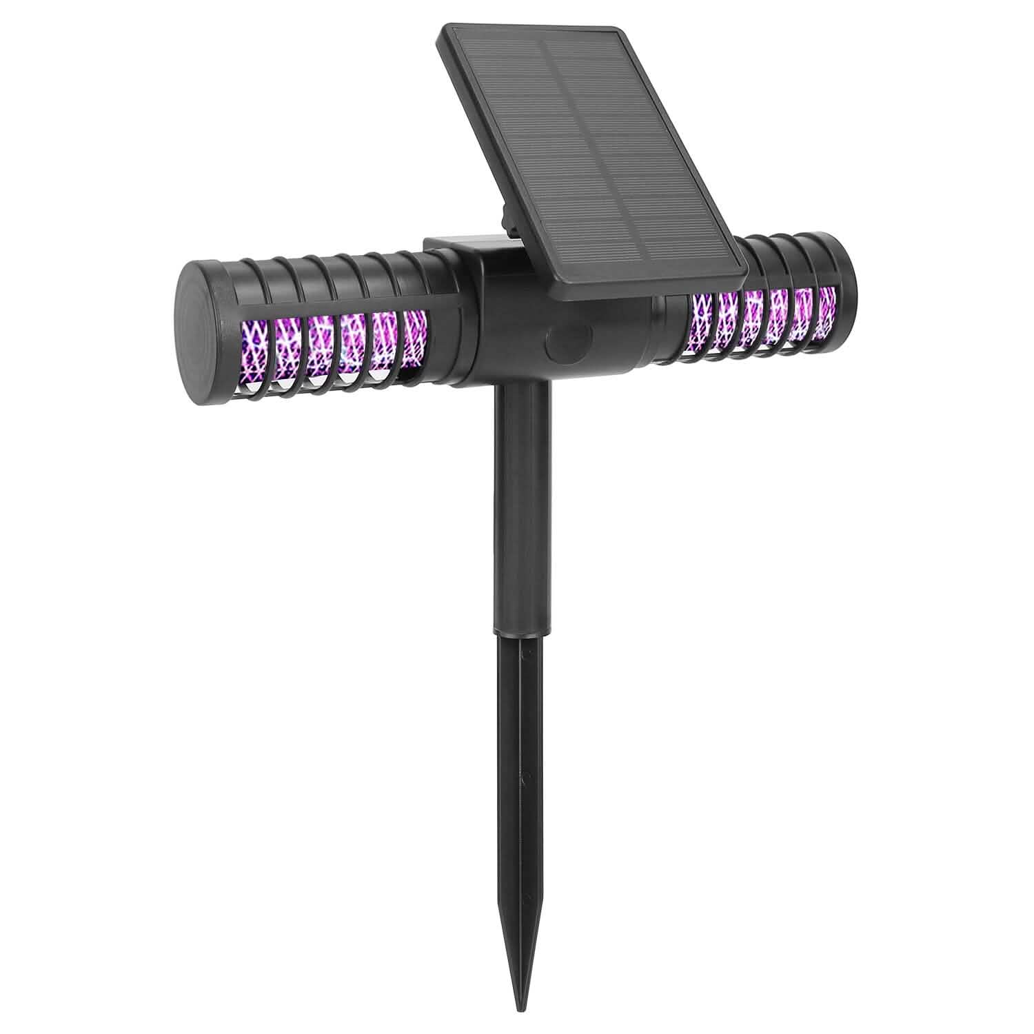 Solar Powered Bug Zapper LED Mosquito Killer Lamp