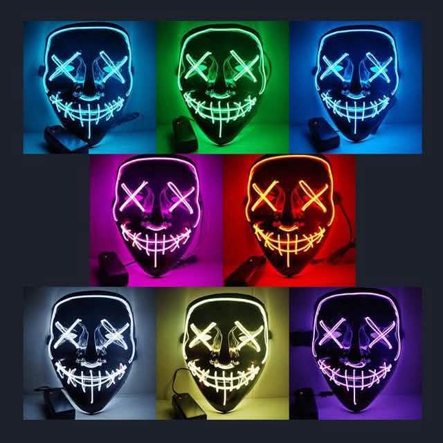 Spooky LED Mask