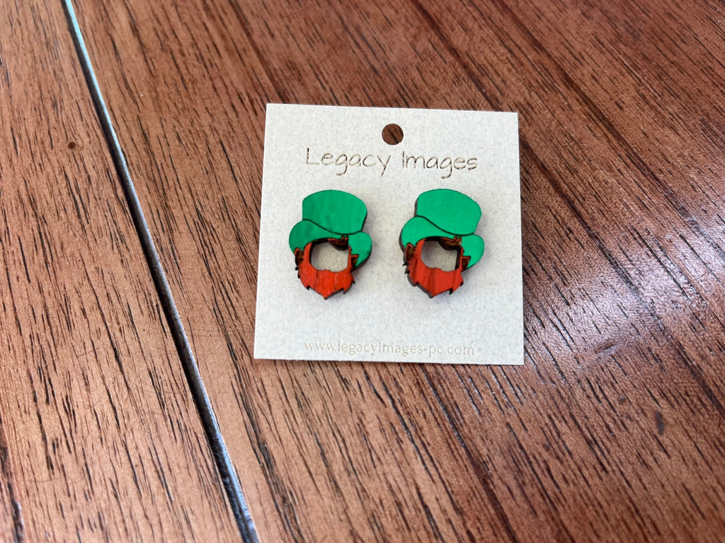 St. Patrick's Day Leprechaun Earrings