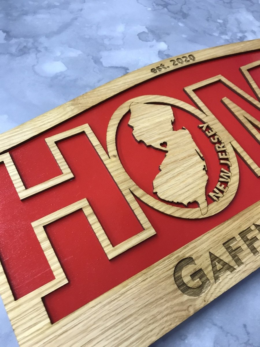 State Home Sign Décor